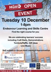 Hull Training & Adult Education Open Event Flyer